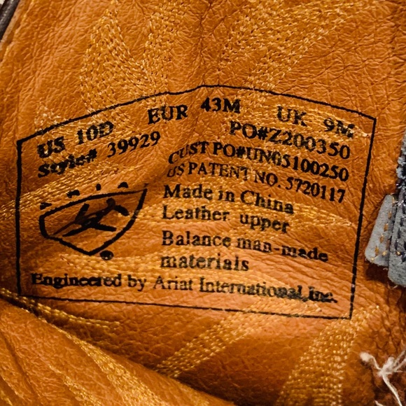 Ariat Heritage Crepe Cowboy Boots-Round Toe - Picture 3 of 6